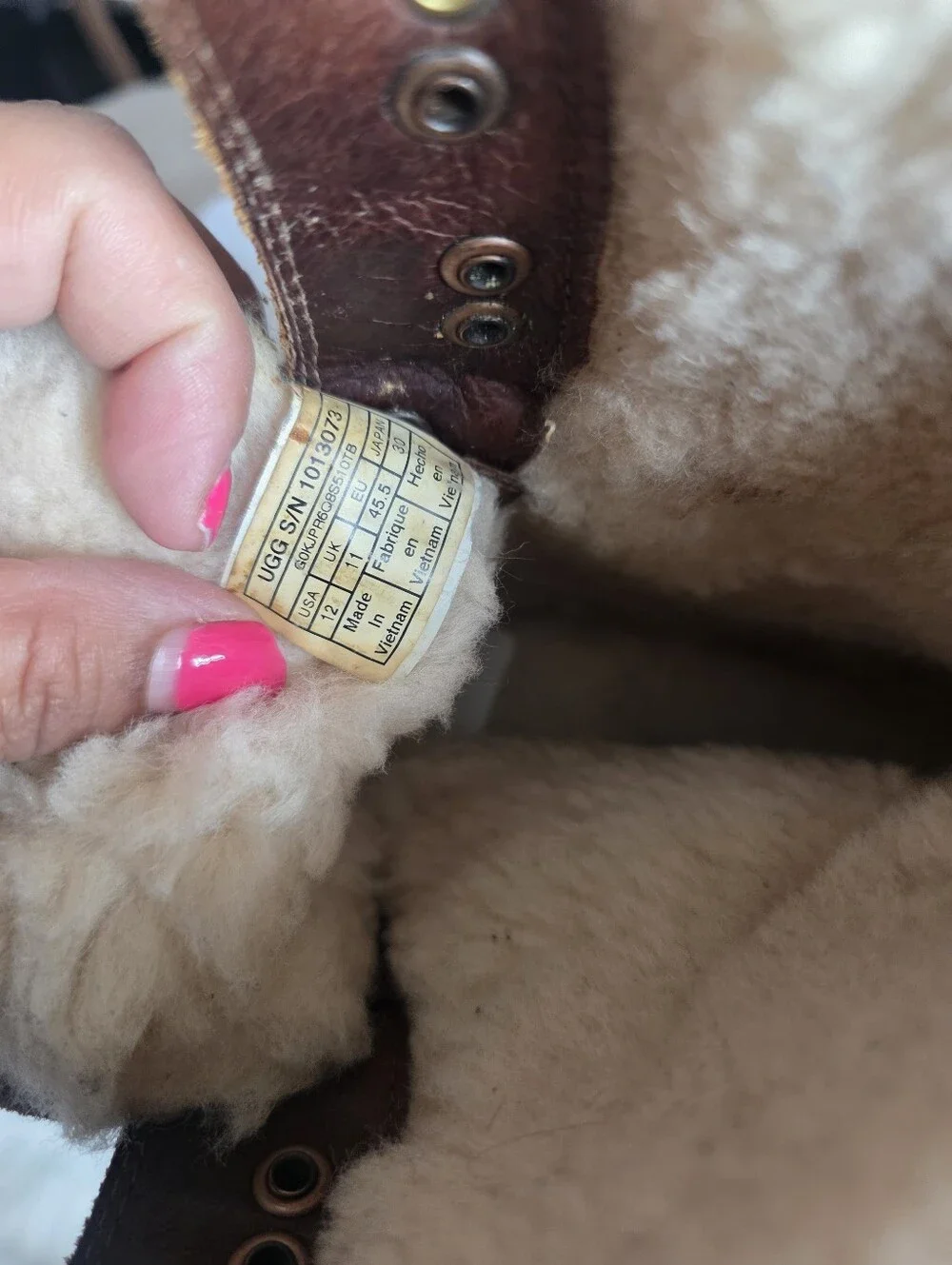 UGG premium leather